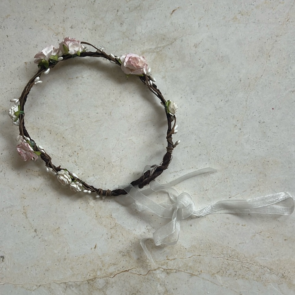 Floral Crown Princess/ Fairy Halloween Costume or Photo Prop